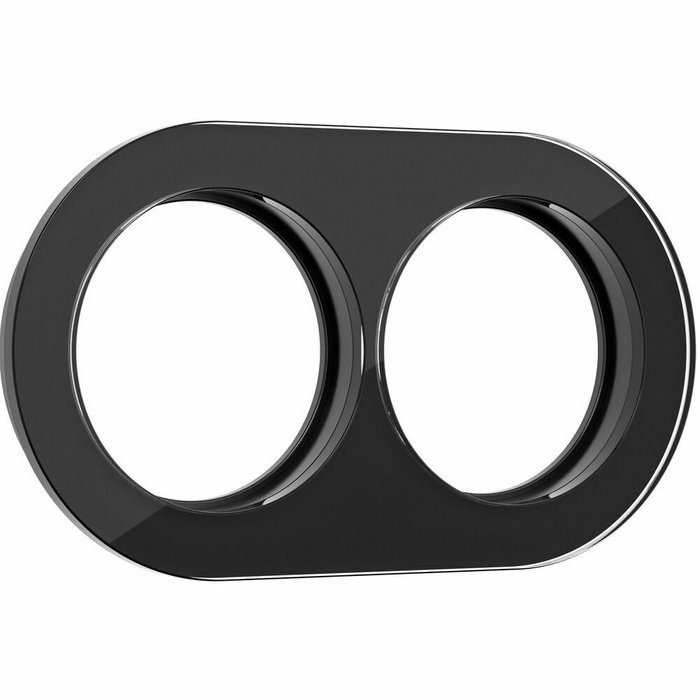 Рамка из стекла на 2 поста черный W0025108 Рамка из стекла на 2 поста черный W0025108
