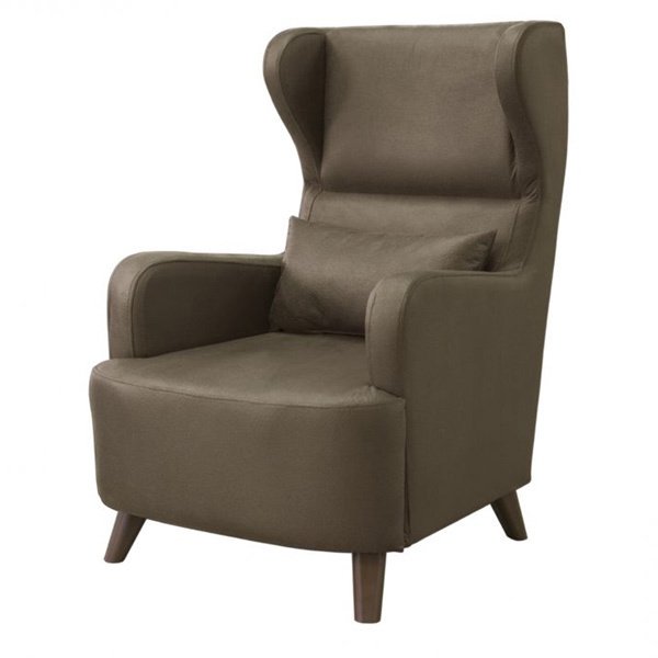 Кресло Меланж в обивке коричневого цвета