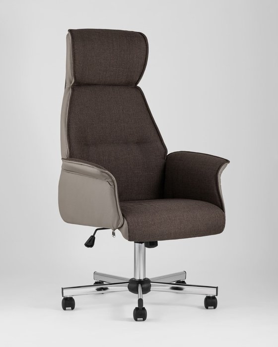 Кресло офисное Rene коричневого цвета - купить Офисные кресла по цене 16590.0
