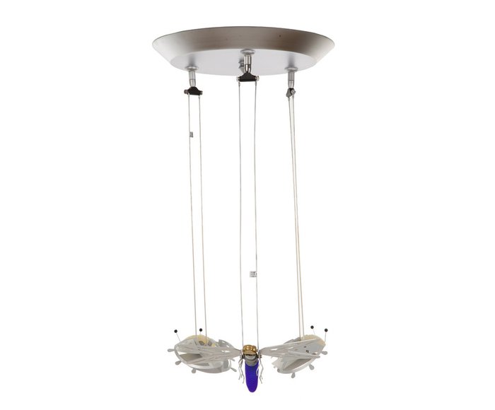 Дизайнерский потолочный светильник  crystal light "Мечта энтомолога" - купить Потолочные светильники в детскую по цене 10100.0