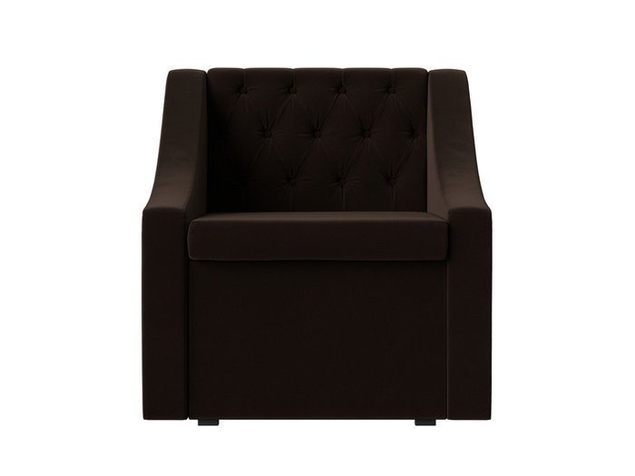 Кресло Мерлин коричневого цвета с ящиком - купить Интерьерные кресла по цене 20999.0