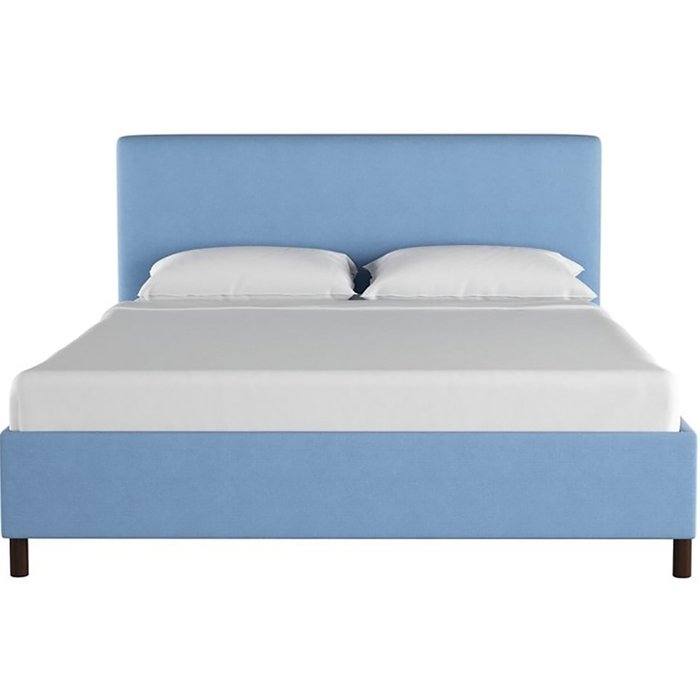 Кровать Novac Platform Blue голубого цвета 180х200