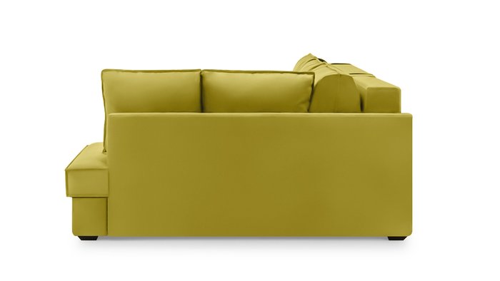 Угловой диван-кровать Колфилд горчичного цвета - лучшие Угловые диваны в INMYROOM