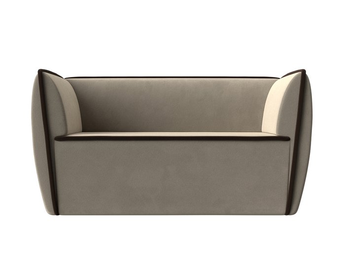 Прямой диван Бергамо бежевого цвета - купить Прямые диваны по цене 26999.0