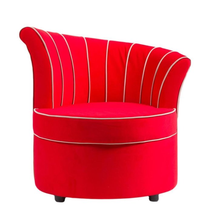 Кресло Shell красного цвета