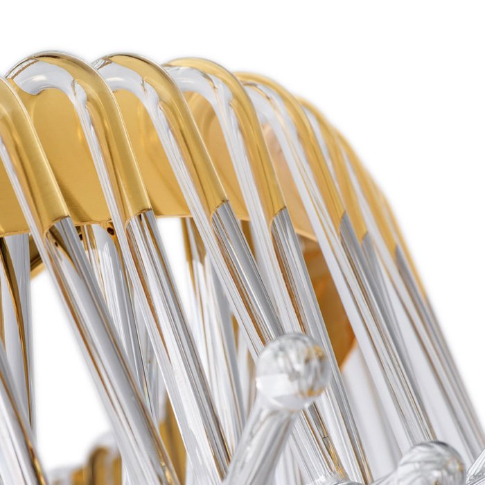 Подвесная люстра Vetro золотого цвета - купить Подвесные люстры по цене 76880.0