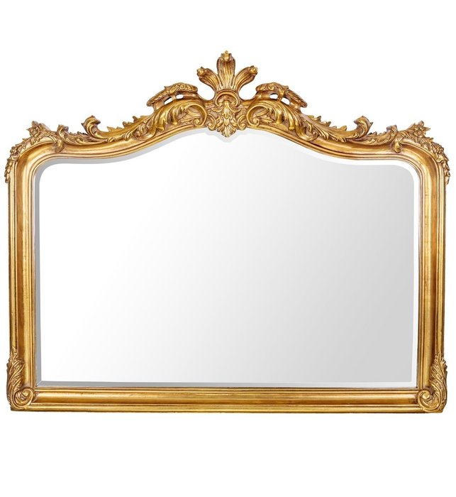 Настенное Зеркало в резной раме Solerno Gold  