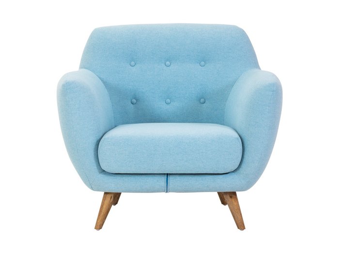 Кресло Loa голубого цвета - купить Интерьерные кресла по цене 27500.0