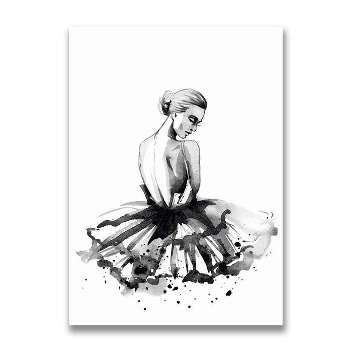 Картина на холсте Балерина №1 50х70 см
