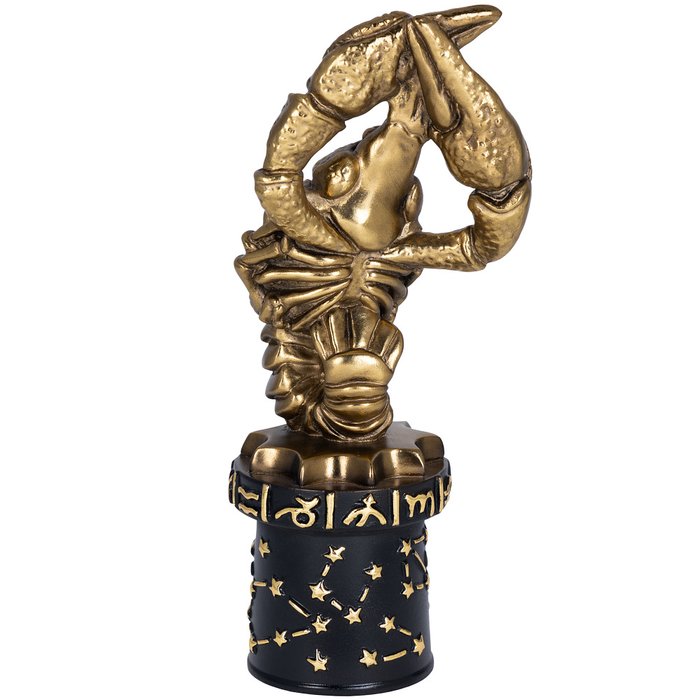 Статуэтка Знак зодиака Рак бронзового цвета - лучшие Фигуры и статуэтки в INMYROOM