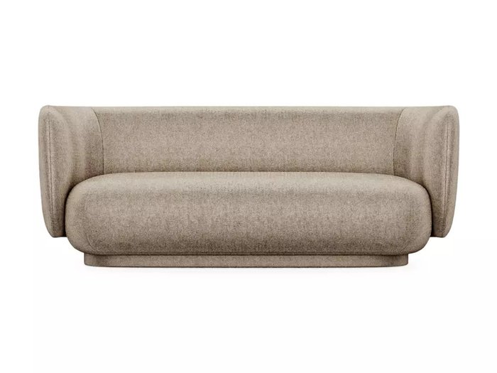 Диван Lucca L светло-коричневого цвета - купить Прямые диваны по цене 87000 Диван Lucca L светло-коричневого цвета - купить Прямые диваны по цене 87000