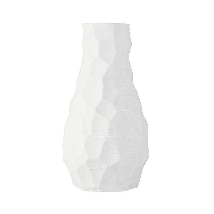 Ваза для сухоцветов Printed Art Stone белого цвета
