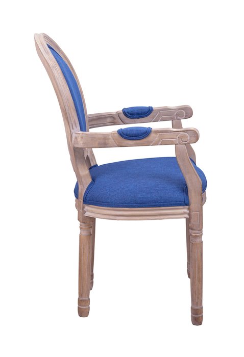 Стул Volker синего цвета - лучшие Обеденные стулья в INMYROOM