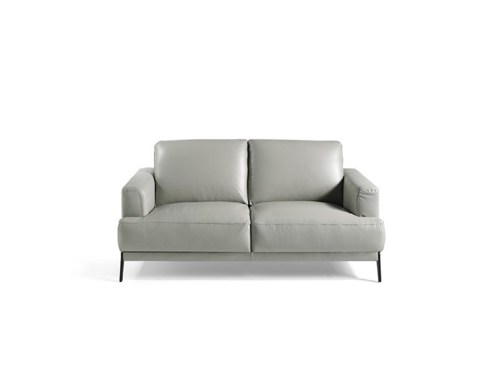 Диван двухместный серого цвета - купить Прямые диваны по цене 373990.0