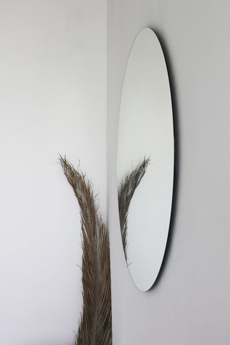 Круглое настенное зеркало диаметр 111 с каркасом из мдф - купить Настенные зеркала по цене 8750.0