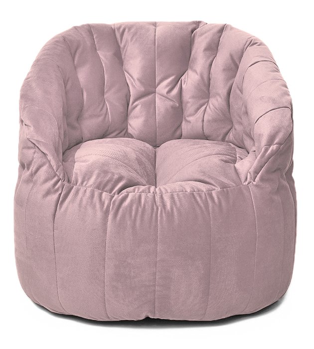 Кресло мешок Энджой Maserrati 16 XL бежево-розового цвета - купить Бескаркасная мебель по цене 8168.0