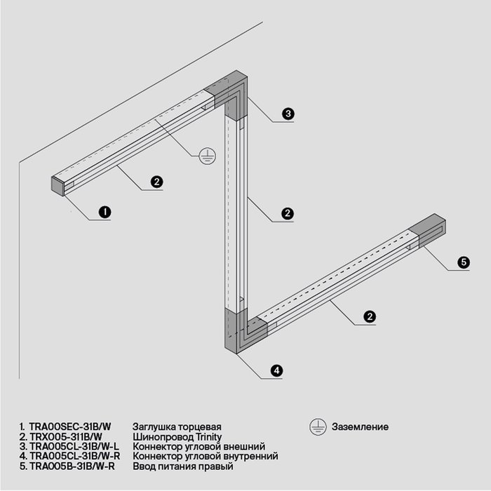 Комплектующие для накладной трековой системы Technical TRA005CL-31W-R Accessories for tracks Trinity Трехфазная трековая система TRINITY - лучшие Шинопровод в INMYROOM Комплектующие для накладной трековой системы Technical TRA005CL-31W-R Accessories for tracks Trinity Трехфазная трековая система TRINITY - лучшие Шинопровод в INMYROOM