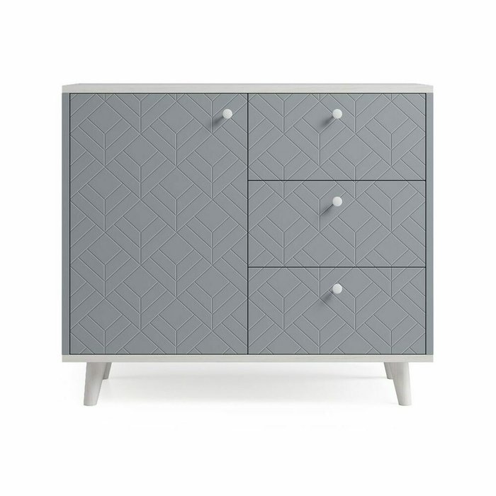 Комод Twin TW029 серого цвета - купить Комоды по цене 62400.0 Комод Twin TW029 серого цвета - купить Комоды по цене 62400.0