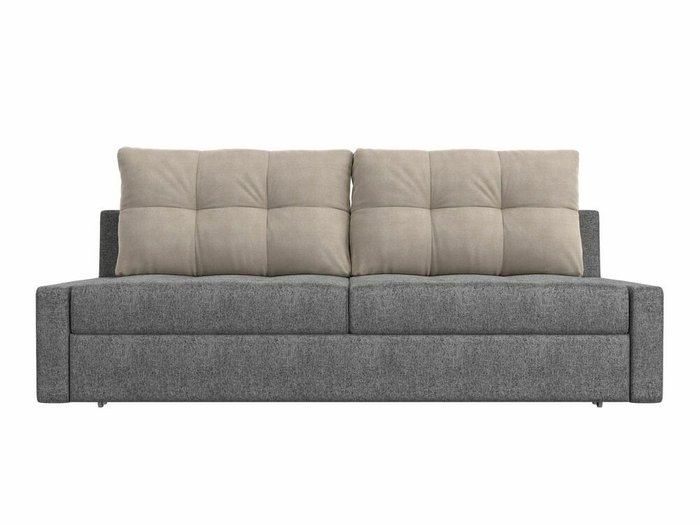 Прямой диван Мартин серого цвета  - купить Прямые диваны по цене 40999.0