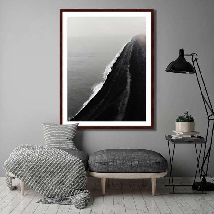 Картина Black Sand Beach Iceland - лучшие Картины в INMYROOM