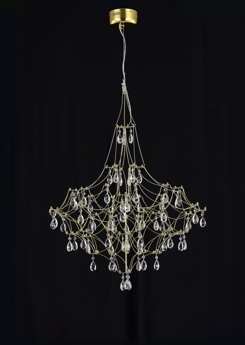 Подвесная люстра Allegria MR2642-66P-50AD (металл, цвет золото) - купить Подвесные люстры по цене 107095