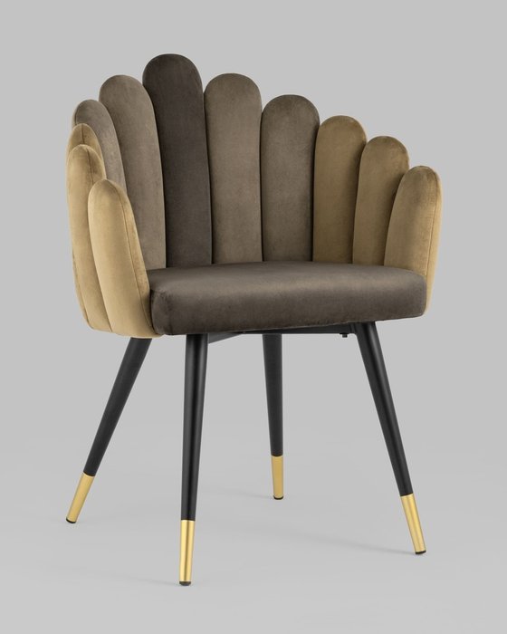 Стул Камелия коричнево-серого цвета - купить Обеденные стулья по цене 13990.0