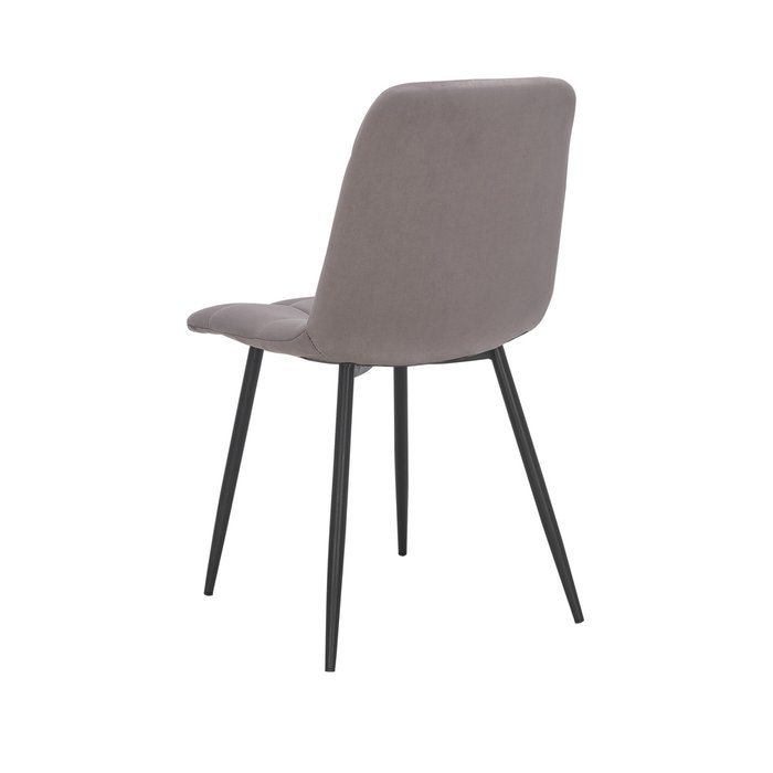 Обеденный стул Скай велюр серого цвета - купить Обеденные стулья по цене 4127.0