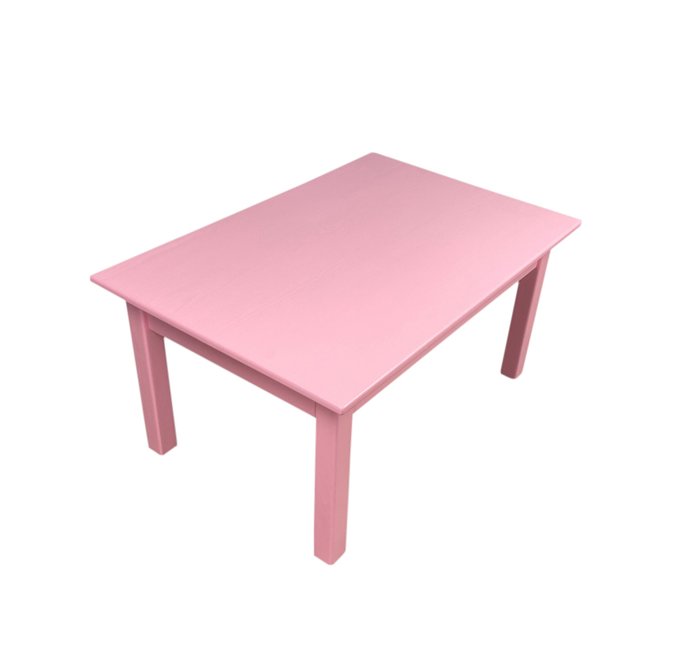 Стол журнальный Классика 110х60 розового цвета