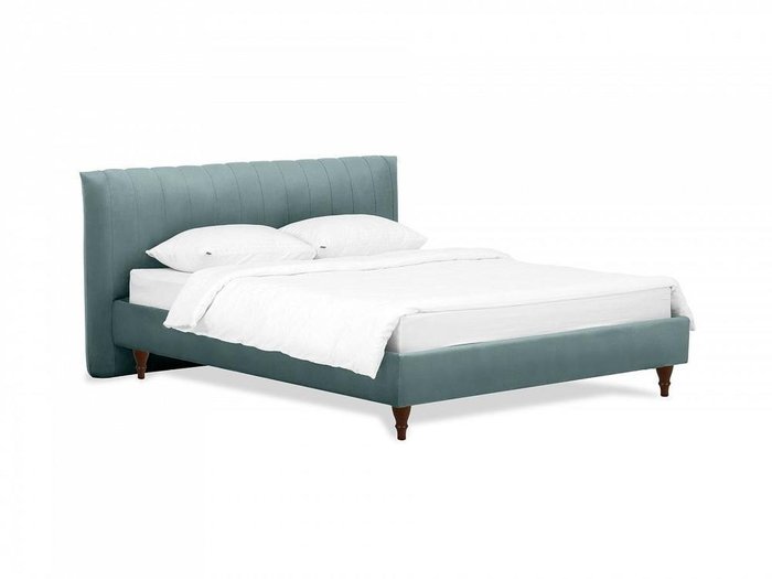 Кровать Queen Anastasia L 160х200 сине-серого цвета