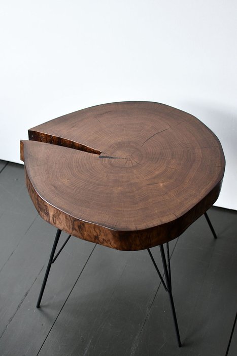 Кофейный стол Oak 19 черно-коричневого цвета - купить Кофейные столики по цене 21900.0