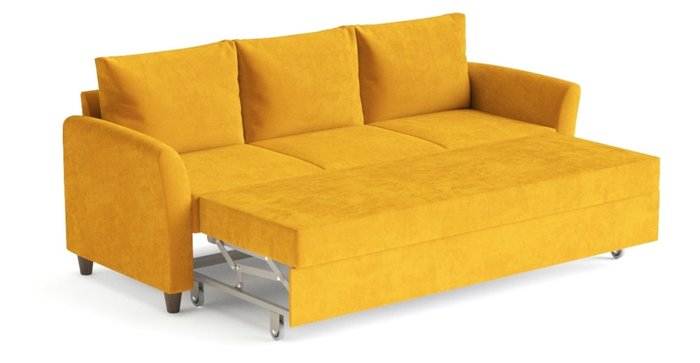 Диван-кровать Катарина желтого цвета - лучшие Прямые диваны в INMYROOM