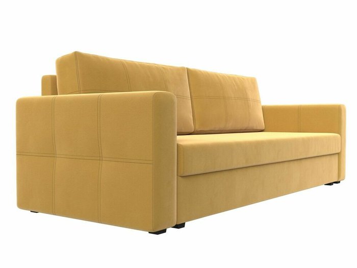 Диван-кровать Лига 006 желтого цвета  - лучшие Прямые диваны в INMYROOM
