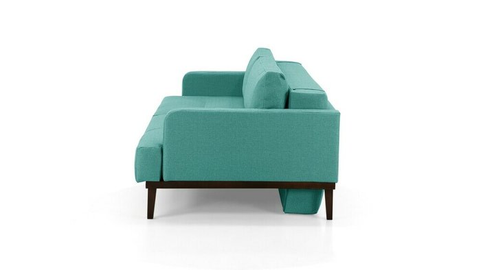 Диван-кровать Бендиго Лайт бирюзового цвета - лучшие Прямые диваны в INMYROOM