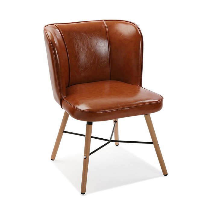 Кресло Arthur коричневого цвета