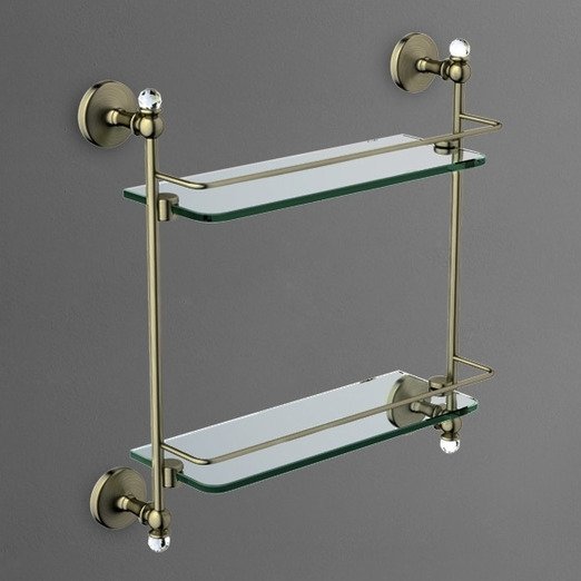 Полка Artamp;Max Antic Crystal AM-2682BSJ-Br - купить Полки для ванной по цене 18392.0