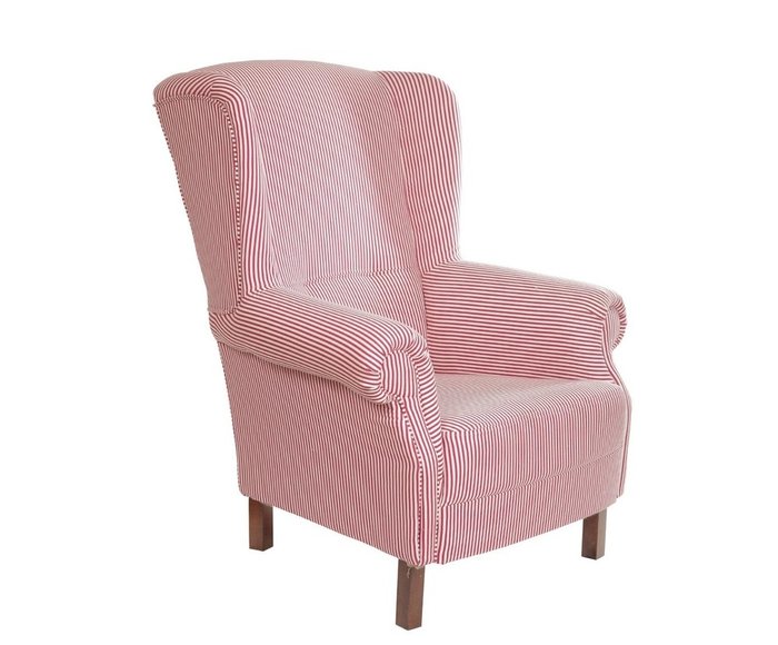 Кресло Полоски красно-белого цвета - купить Интерьерные кресла по цене 38400.0