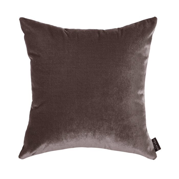 Декоративная подушка Murano Cocoa 45х45 темно-коричневого цвета Декоративная подушка Murano Cocoa 45х45 темно-коричневого цвета
