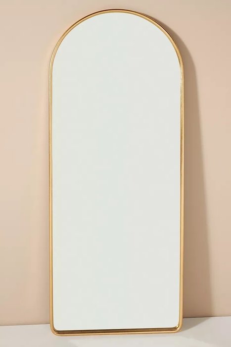 Настенное зеркало Arch XL в раме золотого цвета - купить Настенные зеркала по цене 34200.0