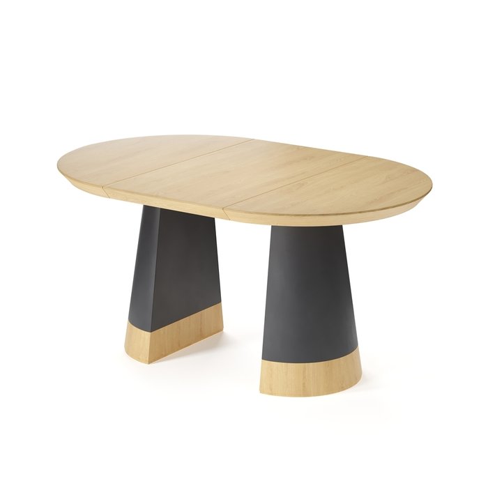 Обеденный стол раздвижной Каcтула ХL черно-бежевого цвета - купить Обеденные столы по цене 206595.0