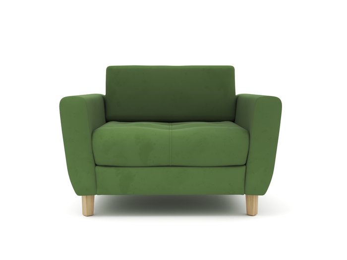 Кресло Герберт зеленого цвета - лучшие Интерьерные кресла в INMYROOM