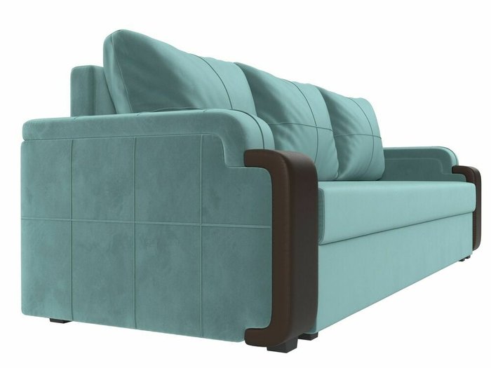 Прямой диван-кровать Николь лайт бирюзового цвета - лучшие Прямые диваны в INMYROOM