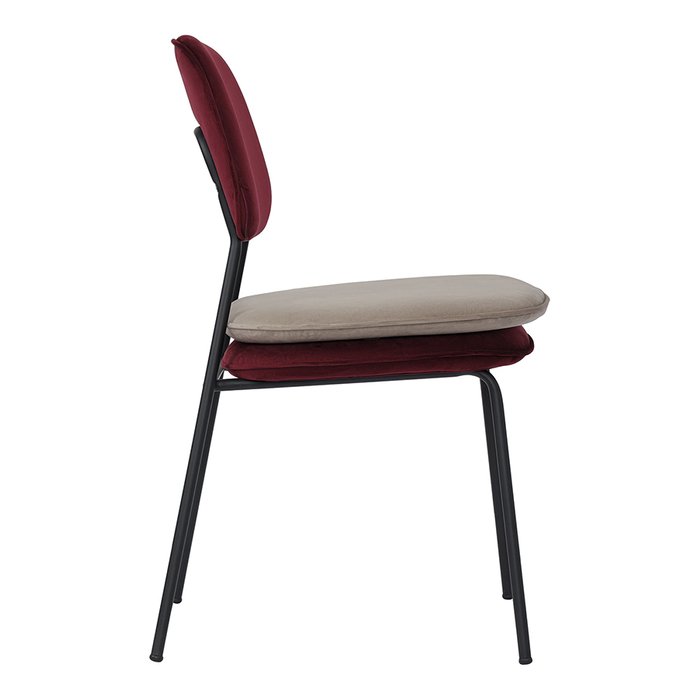 Стул Рea бордового цвета - купить Обеденные стулья по цене 11900.0