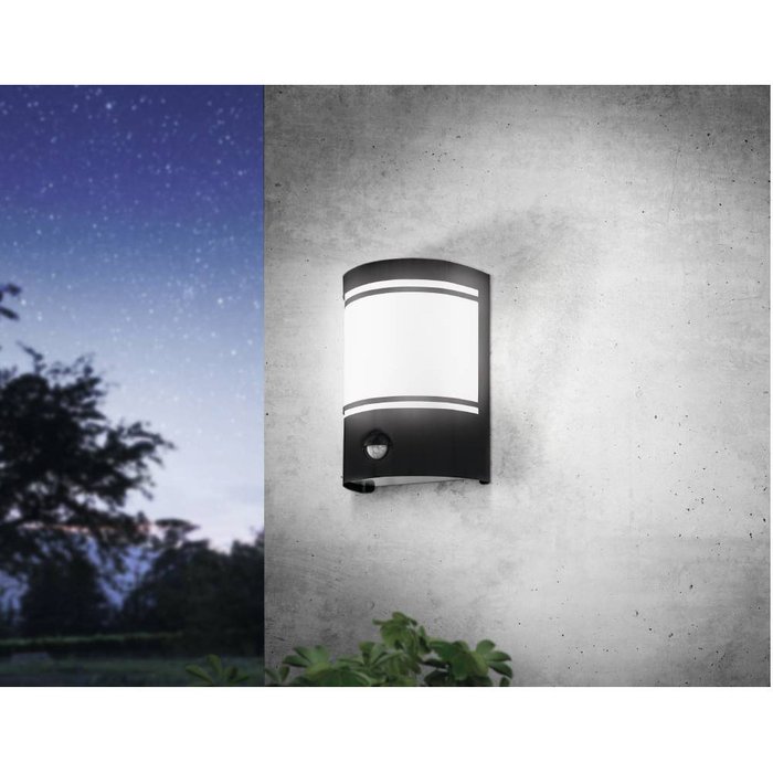 Уличный настенный светильник Cerno черного цвета - купить Настенные уличные светильники по цене 8790.0