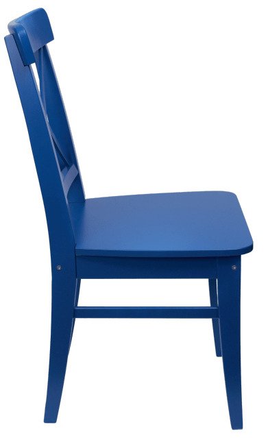 Стул Ингольф синего цвета - лучшие Обеденные стулья в INMYROOM