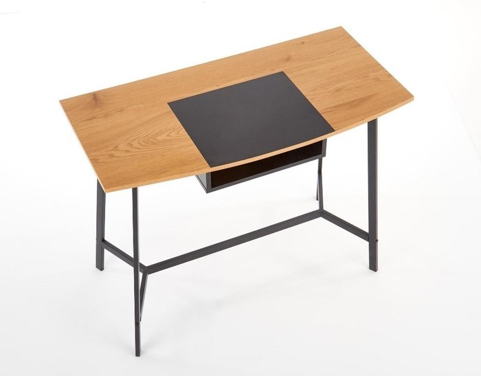 Стол письменный B41 бежево-черного цвета - лучшие Письменные столы в INMYROOM