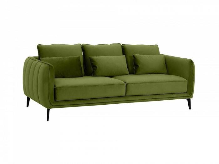 Диван Amsterdam зеленого цвета - купить Прямые диваны по цене 77180.0