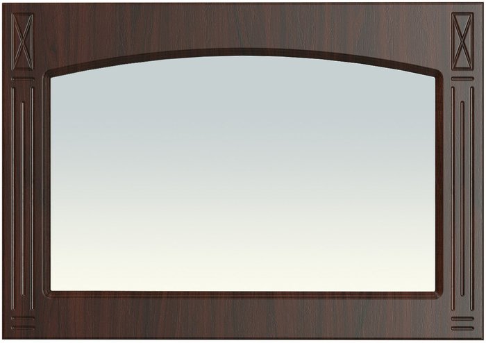 Зеркало настенное Элизабет темно-коричневого цвета