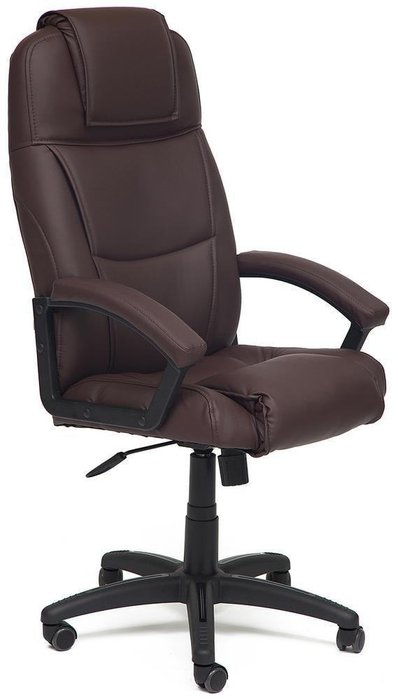 Кресло офисное Bergamo коричневого цвета