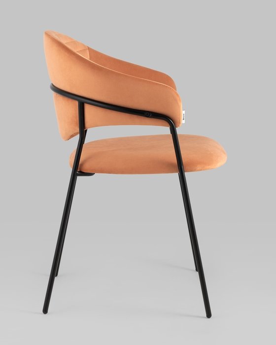 Стул Алексис оранжевого цвета - лучшие Обеденные стулья в INMYROOM