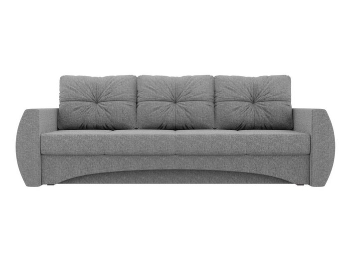 Прямой диван-кровать Сатурн серого цвета - купить Прямые диваны по цене 41990.0